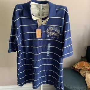 Austin clothing company vintage fit short sleeve‎ rugby. NWT.